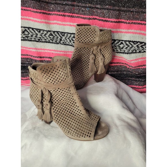 womens brown zip up boots size 8 - Picture 1 of 3